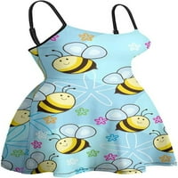 Slatke pčele Ženske ljetne haljine Ležerne prilike bez rukava s rukavima bez rukava s-2xl