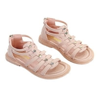 Zodanni Kids casual cipele Ljeto ravne sandalne gležnjeve kaznene čaplje gladijatorske sandale Dječja