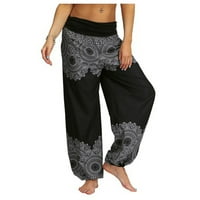 Yoga hlače gamaše za žene muške i ženske hlače od sažetaka Retro tiskanih kombinezona joga hlače