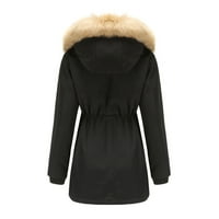 Ženska dugačka jakna Ženske mirovne duge kaputice ovratnik jakna slim zimska parkas Odjeća kaputi dugi