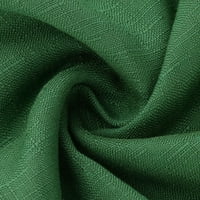 Kompleti za ženska odjeća ženski print V-izrez dugih rukava majica s dugim rukavima + hlače pantalone postavljene zeleni xxxl v1288