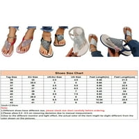 Crocowalk ženski ravni sandalirani ljetni casual cipele s kratkim sandalama dame flip flops hoda lagana