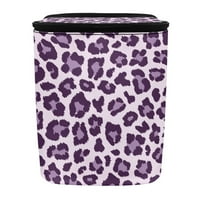 Purple Leopard Ispiši mesto za kantu za smeće za leđa sklopiva prenosna torba za smeće sa poklopcem