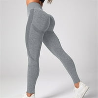 Ležerne prilike ženske nožne hlače Bešicalne pahuljice u boji žacke džakarne bešavne joge hlače fitnes obrezane hlače YOGA