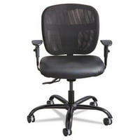 SAFCO proizvodi 3397BV Vue Intenzivna upotreba MESH zadatka stolica - Vinil Seat - crna