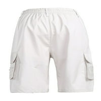 Colisha Muške ljetne kratke hlače Visoko struk dno su čvrste boje plaža Shorts Leisure Workout Crckstring