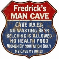 Geoffrey's Man Cave pravila potpisuje štit metalni poklon 211110023470