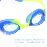 Kid Silikonski naočale za plivanje Anti-magle ronilačke naočale za dječje tinejdžere i adolescente