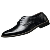 Rotosw Muške haljine Business Cipele Ležerne prilike Oxford Formalne cipele za muškarce Crne 6