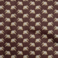 Onuone poliesterski sanjti maroon tkanina slonova zanatske projekte Dekor tkanina štampan dvorište široko