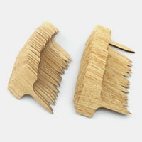 Iaksohdu set Creative Leptir oblik biljne oznake slatka dobra izrezbarena bambusova cvjetna oznaka za