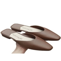 Ženske dijapozitive zatvorene tope mules non klizne ljetne casual sandale cipele veličine