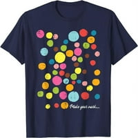 Napravite marku šarene tačke međunarodne majice Dnevne djevojke