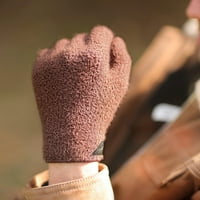 Leky par rukavice navoja manžetna bez rastezljivog znojnog apsorpcije Dobra propusnost zraka Držite toplo zadebljano toplote pritiskane rukavice za pune prstom L