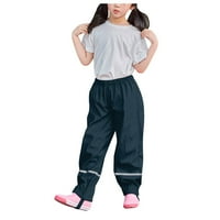 Hlače za žene dječje tanke vodootporne i prozračne kišne hlače na vanjskim hlačama, ženske casual pantalone tamnoplave boje