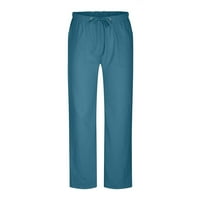 Aurouralne taktičke pantalone za muškarce Čvrsti povremeni povremeni elastični pojačani džep pamučne platnene panele hlače