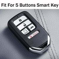 Coolbestda silikonska tipka za poklopac na udaljenom slučaju kože poklopac poklopca poklopac bez ključa za Honda Civic Accord PILOT CR-V A2C pametni gumbi