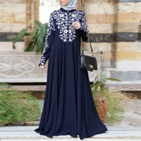 Duge ljetne haljine za žene kaftanski arapski jilbab abaya čipke šivene ljetne maxi haljine za žensku