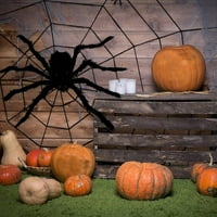 11.8in Halloween Spider sa crvenim očima, savidljivim nogama zastrašujuće za Halloween Plish Spider