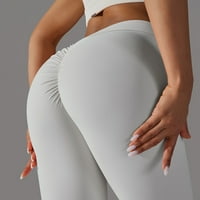 Leesechin ponude joge flare hlače Ljeto Ženski sportski casual čvrsta puna casual joga pune duljine hlače na klirensu