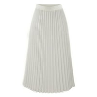 Huaai suknje za žene Ženske mićice nalik elegantnim midi elastičnim strukom maxi suknja maxi suknja