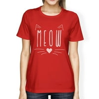 Meow Womens Crvena košulja