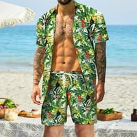 Odijela Muška opruga Ljetna casual plaže sa majicom kratkih rukava s kratkim rukavima