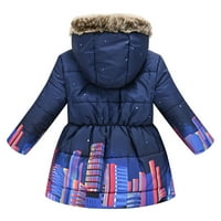 Kaputi za djecu za dječje djevojke velike djevojke 3-intužna jakna s odvojivom unutrašnjom ljuskom -