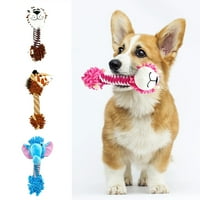 Shulemin pse igračka, pas sa žvakaćim igračakom otporno na ugriz, ublažavaju dosadnu interaktivnu igračku crtanu životinjsku plišanu igračku kućni ljubimac zalogaj stomatološke nege