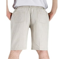 Sanviglor Muška dna visokog struka Plaže Kratke hlače Elastične struke Ljetne hlače Lounge Mini pantalone