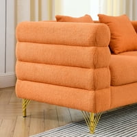 3-ležaj + kombinacija 3 sjedala Sofa.Orange Teddy