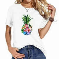Cvijeće ananasa Žene Aloha Havaji Vintage Hawai Ženske grafičke majice: istaknite se u udobnom stilu