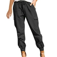 Ženske hlače Modne čvrste boje Kombinezone Kompletne pantalone Ležerne hlače Žene