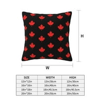 Kanada zastava listova za zastavu Jastučni koferi kućni dekor Ugodne prekrivače za jastuke za krevet