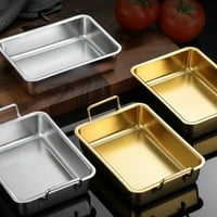Yoone posluživanje ladica za nehrđajuće multifunkcionalno nehrđajuće metalne ladicu za kuhinju