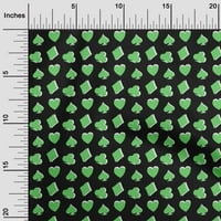 Onuone viskoznog dresa Zelena tkanina Poker kartica Tkanina za šivanje tiskane pločice od dvorišta široko