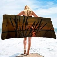 Reed Veliki ručnik za plažu Lagani brzi suhi pijesak bez lagane prevelike velike ručnike za ručnik za plažu od mikrovlakana