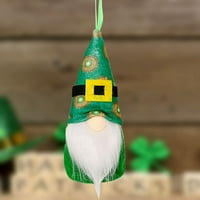 Privjesak za lutke St. Patrick Home Holiday Dwarf Decoion Doll Odmor za odmor Decoion