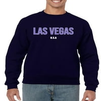 Las Vegas Varsity stil dukserirt-MAN -IMage by Shutterstock, muško X-veliki