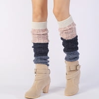 Štetno par debeli koljena zaštitna zima twist pletena ženska nogu zagrijavače za čišćenje manžeta za