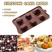 Fnochy Vanjska unutrašnja klirenca silikonska torta Muffin čokoladna kalup za pečenje