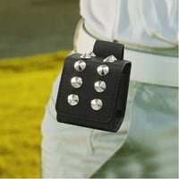 Izdržljiva torbica za golf kuglice pričvršćena s jedinstvenom petljom za remen za ljubavnika djevojke dečka crna