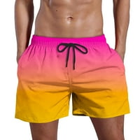 Vivianyo HD hlača za muškarce muškarci Ležerne prilike, kratke hlače sa džepovima Elastična struka hlače na plaži Flash bljeskalica