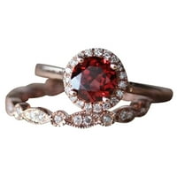 Umitay vintage jedinstveni ovalni rez zaručnički prsten crveni obećanje prstenovi osjetljivi dizajn vjenčani prsten za žene lagani luksuzni prsten visokog kvaliteta