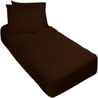Opremljeni list kreveta - 33 75 čokolada samo - Količinski krevetić sa stabljikom - madrac matični madrac 4 - 8 duboka - savršena za uski dvostruki krevetić za goste RV krevetić za goste kampiranje