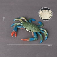Shulemin simulacija Hermit Crab morski životinjski PVC model Decre Decor Decor Obrazovanje Dječje igračke,