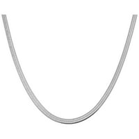 Duga ogrlica za Ženska lančana kost kostiju modni jednostavan nakit srebrni