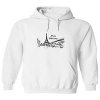 Paris Mornig Art Hoodie žene -Spedeals dizajnira, ženska 3x-velika