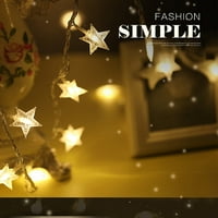 LED STAR String Light Wedver Party Vanjska dekoracija lampa