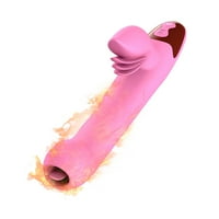 Kilitoral stimulacija zečjeg vibratora za žene, gust jezika lizajući tihi G Spot klitolora za poticaj za odrasle Igračke SE sa funkcijama grijanja LICKER za žene parove